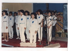 Grupo de canto de la iglesia San Juan