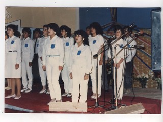 Grupo de canto de la iglesia San Juan