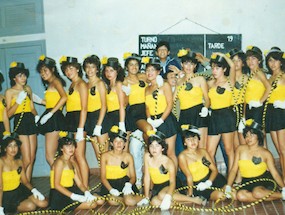 Barra femenina del club "Unión Juvenil"