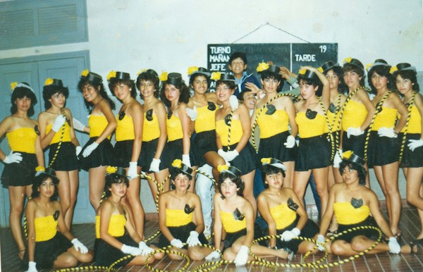 Barra femenina del club "Unión Juvenil"