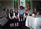 Primera comunión en la iglesia de Gualliguaica Primera comunión en la iglesia de Gualliguaica