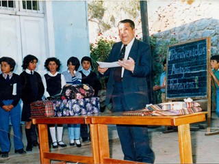 Navidad en escuela ex Estación