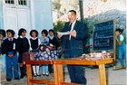 Navidad en escuela ex Estación