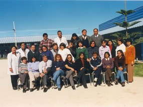 Docentes de la escuela "David León Tapia"