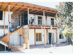 Demolición de la municipalidad de Monte Patria