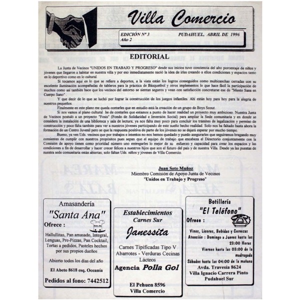 Villa Comercio N° 3