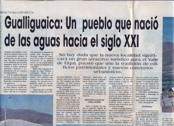 Gualliguaica, un pueblo que nació de las aguas hacía el siglo XXI