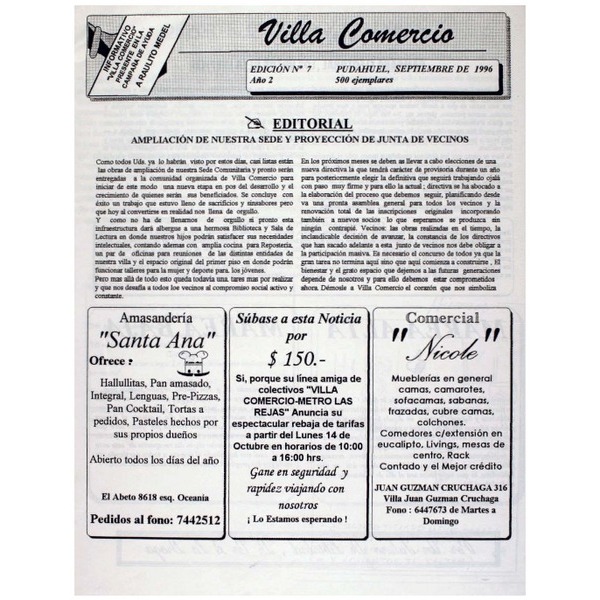 Villa Comercio N° 7