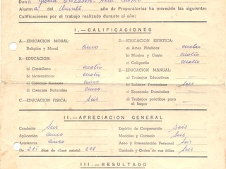 Certificado de estudios de Gloria Arias Castro Certificado de estudios de Gloria Arias Castro