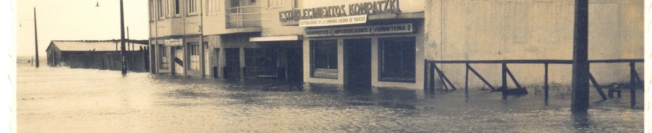 Inundación de la calle Prat