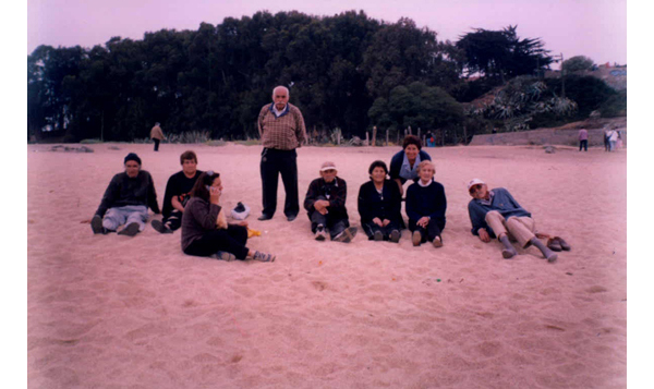 Paseo de club de adulto mayor