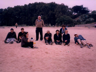 Paseo de club de adulto mayor