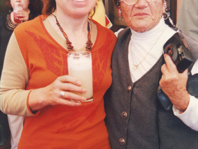Gladys Marín y Rosa Olivares