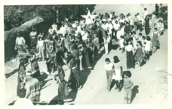 Procesión de la virgen de la Purísima de Huana