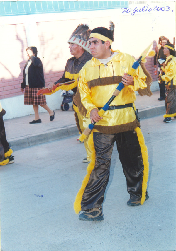 Pablo Cofré danza a la virgen del Carmen