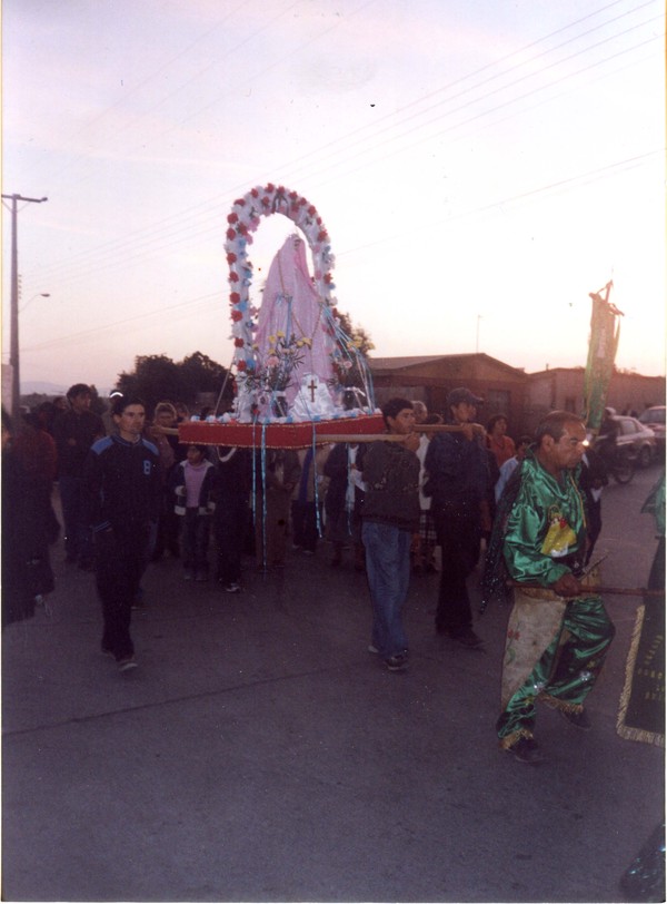 Fiesta religiosa de la virgen María de la Cantera Alta