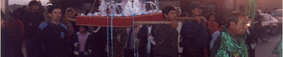 Fiesta religiosa de la virgen María de la Cantera Alta