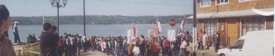 Procesión en Quemchi