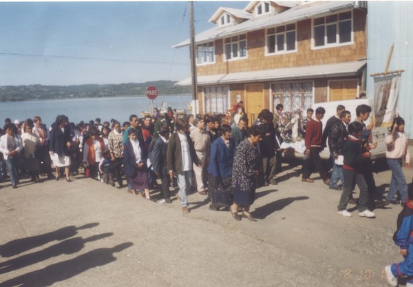 Fiesta religiosa de la congregación de Queler