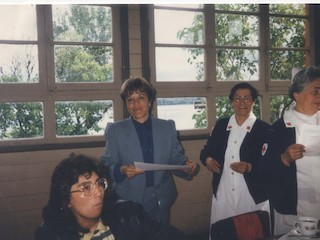 Voluntarias de la Cruz Roja