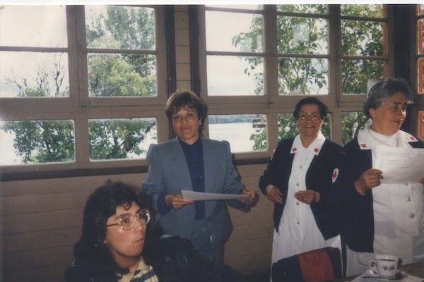 Voluntarias de la Cruz Roja