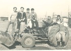 Trabajadores de la construcción en Barrancas