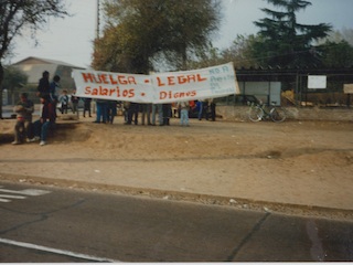 Huelga de los areneros de Colina