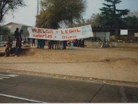 Huelga de los areneros de Colina