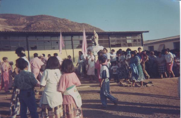 Traslado de la virgen al nuevo pueblo de Churrumata