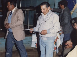 Distinción a Pedro Díaz Distinción a Pedro Díaz