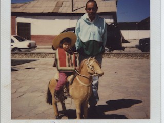 Paseo en la plaza de Andacollo