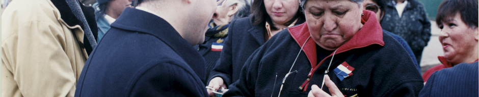 Inauguración de la calle Perú