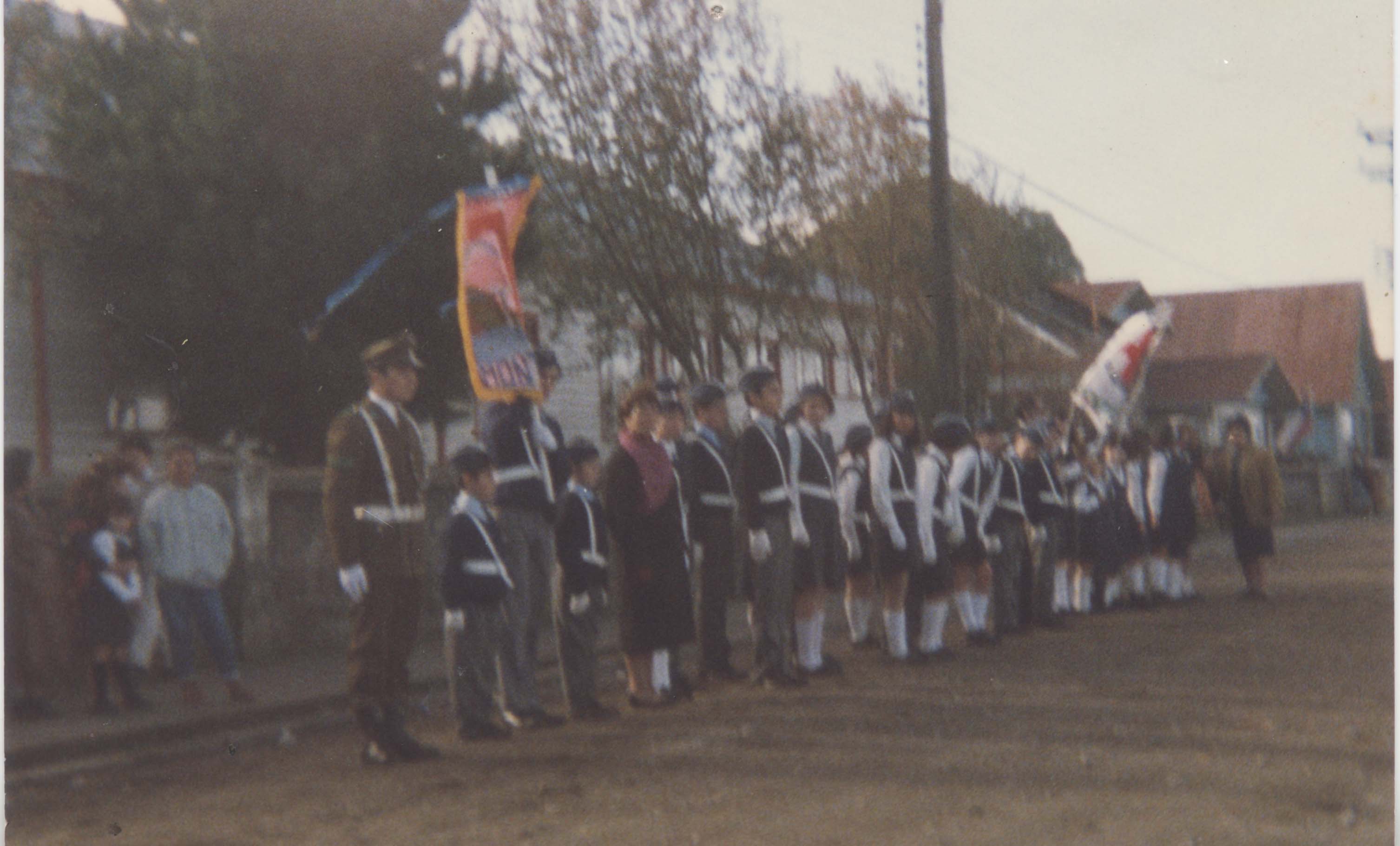 Desfile de fiestas patrias en Quemchi