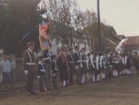 Desfile de fiestas patrias en Quemchi