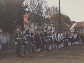 Desfile de fiestas patrias en Quemchi