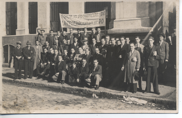 Manifestación de trabajadores de curtiembres