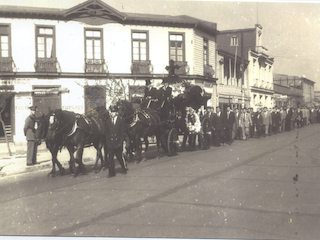 Camino al cementerio