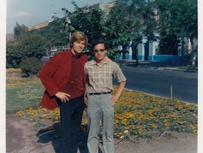Dean Reed y Carlos Fénero