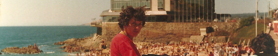 Lia Ocampo en Caleta Abarca