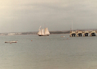 Velero en la bahía de Quintero