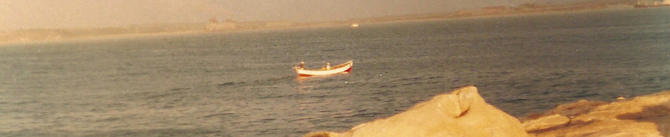 Bote en la bahía de Quintero