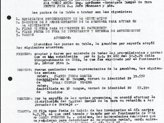 Término de Sociedad Agrícola de la Reforma Agraria Término de Sociedad Agrícola de la Reforma Agraria