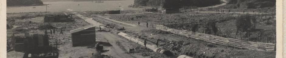 Destrucción de Corral por el maremoto de 1960