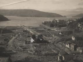 Corral después del terremoto de 1960