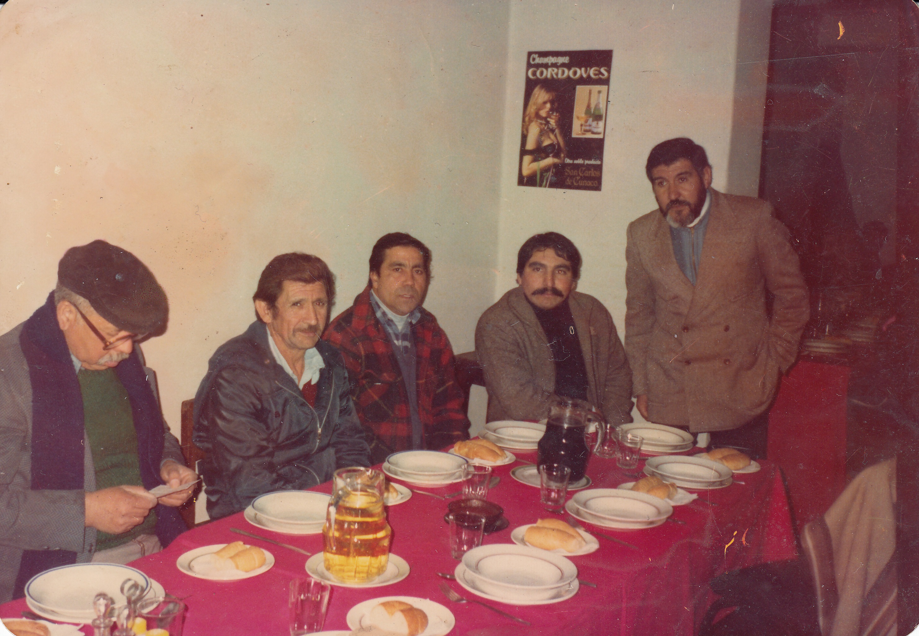 Comida de dirigentes de trabajadores de la construcción Comida de dirigentes de trabajadores de la construcción