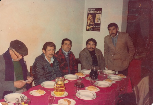 Comida de dirigentes de trabajadores de la construcción Comida de dirigentes de trabajadores de la construcción