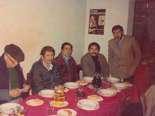 Comida de dirigentes de trabajadores de la construcción Comida de dirigentes de trabajadores de la construcción