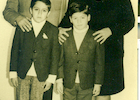 Retrato de abuelos y nietos Retrato de abuelos y nietos