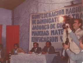 Reunión de la Confederación Nacional de Trabajadores de la Construcción