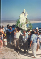 Procesión de la virgen Santa Rosa de Lima